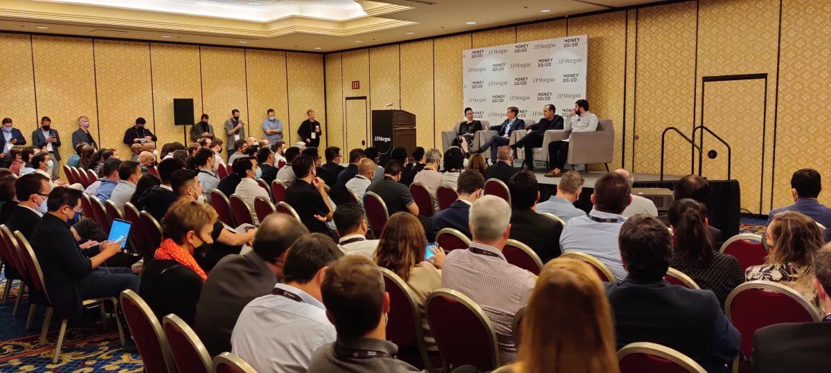 Great to talk to Juan Pablo Ortega @SaraHsuChina and <a href="/RayRuga/">Ray Ruga</a> <a href="/money2020/">Money20/20</a> about the advancements in #digitalpayments and #fintech in Asia and LatAm – from the rise of mobile payments to #blockchain and #GreenFinance. #Money2020USA