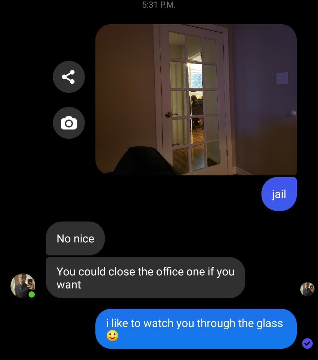 closing off my partner in his designated side of the basement