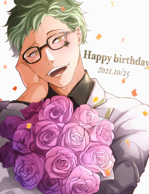 トレイ先輩誕生日おめでとうございます#ツイステファンアート #トレイ・クローバー誕生祭2021 #トレイ・クローバー生誕祭2021 