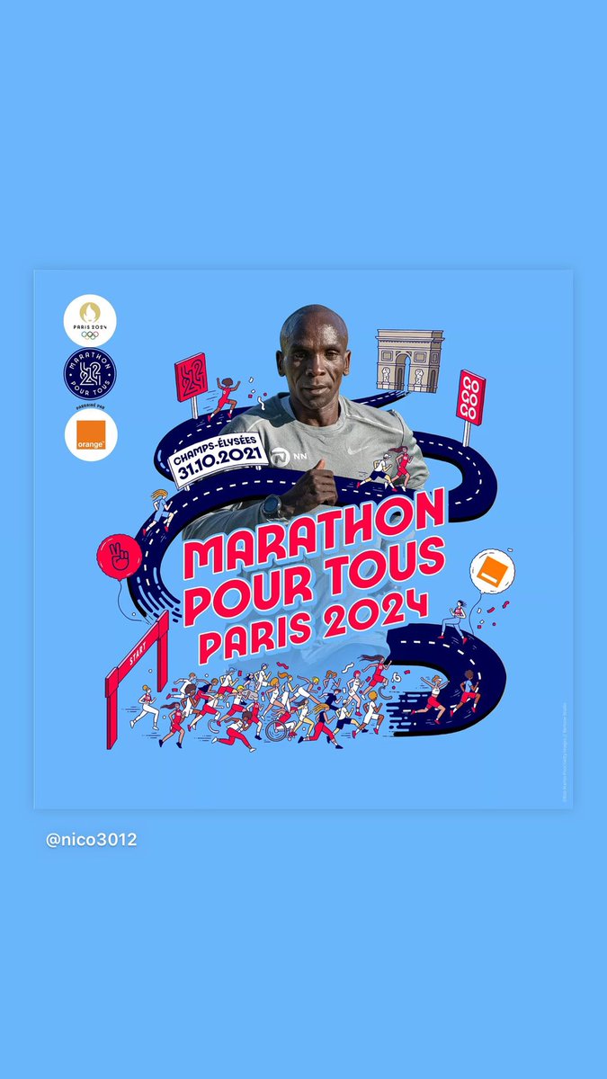 Donnez-moi 400m d’avance sur #Kipchoge svp <a href="/Paris2024/">Paris 2024</a> ! #MarathonPourTousParis2024
