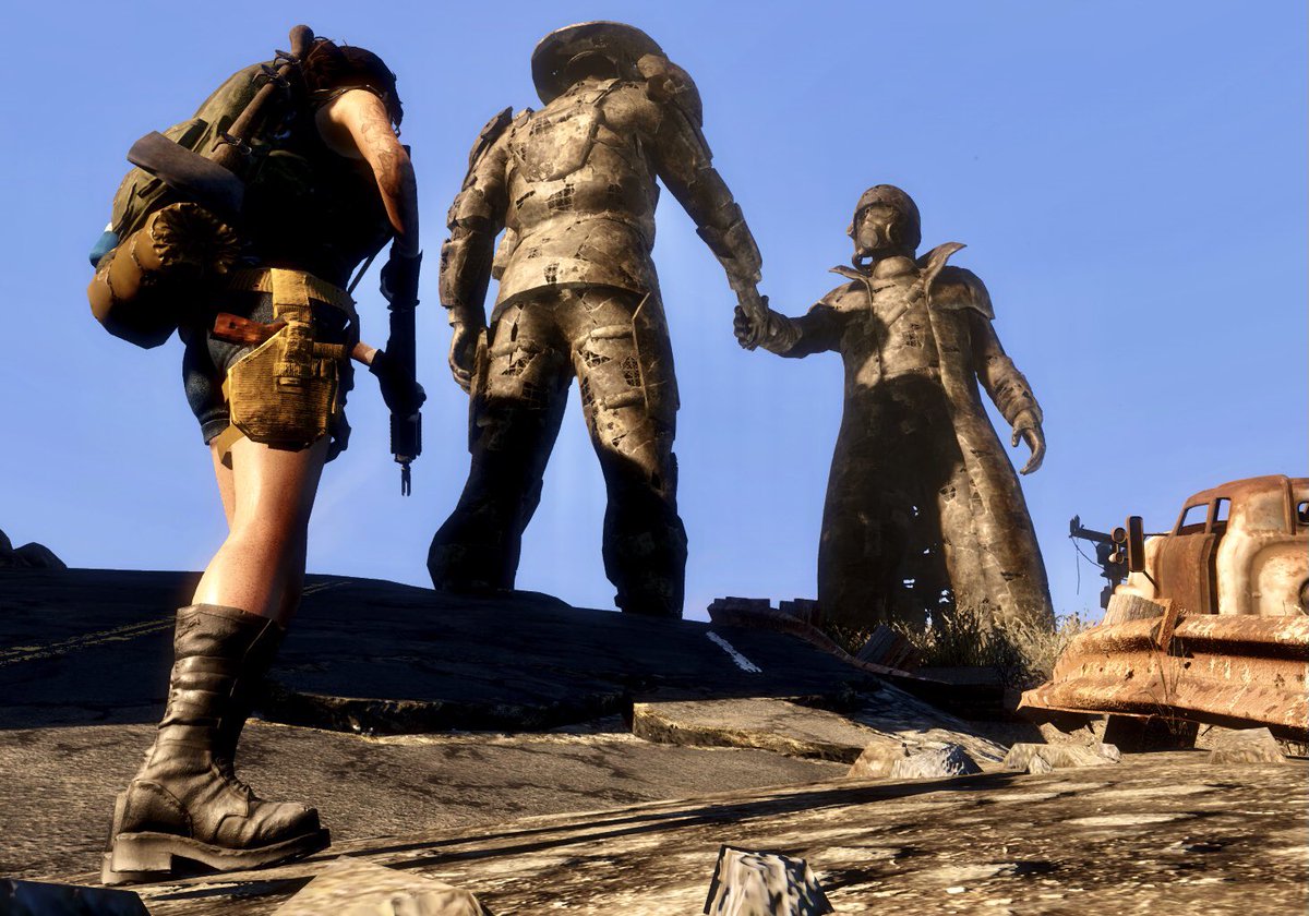 poci82's tweet photo. Short visit to the main attractions!  #fallout4 #FalloutNewVegas #ProjectMojave #fallout #PhotoMode https://t.co/CRZOimtkni
