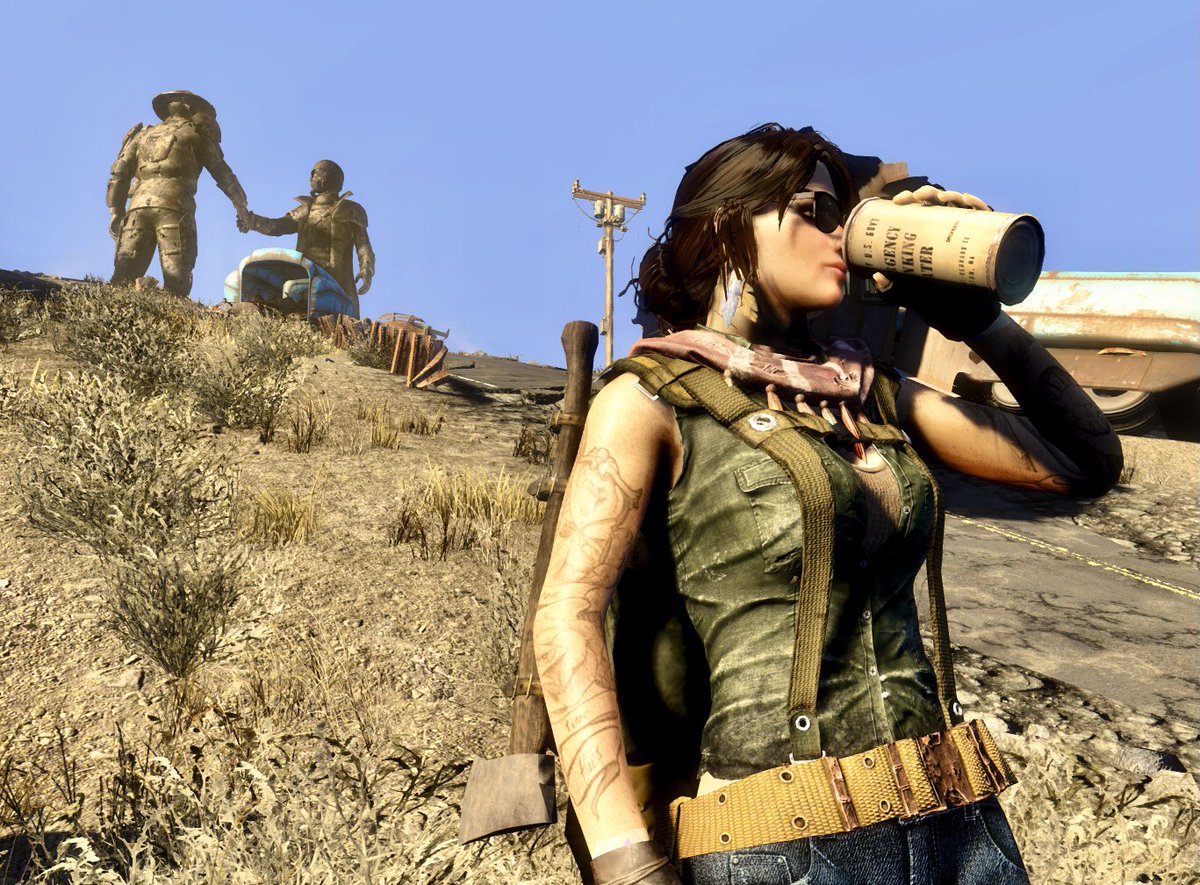 poci82's tweet photo. Short visit to the main attractions!  #fallout4 #FalloutNewVegas #ProjectMojave #fallout #PhotoMode https://t.co/CRZOimtkni