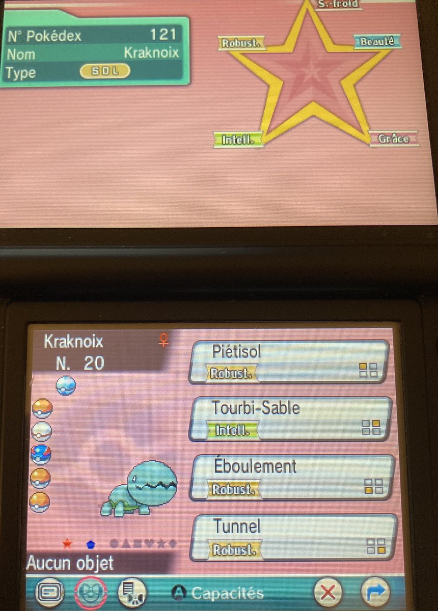 LaKlasse1's tweet photo. [46⭐️] Kraknoix shiny en 7761 rencontres routes 111 ! J’ai pas phasé ! Le 6e shiny du SQ et ma cible ! Un de mes shinies préférés de la 3g, il est vraiment incroyable ! 😇 Go setup Latias storymode ! https://t.co/nqLMYsvLhJ