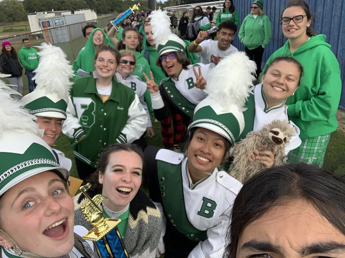 BTHS_Band's tweet image. Today at our Region 7 Championships we got 2nd place and also WON BEST PERCUSSION 🥁!!!