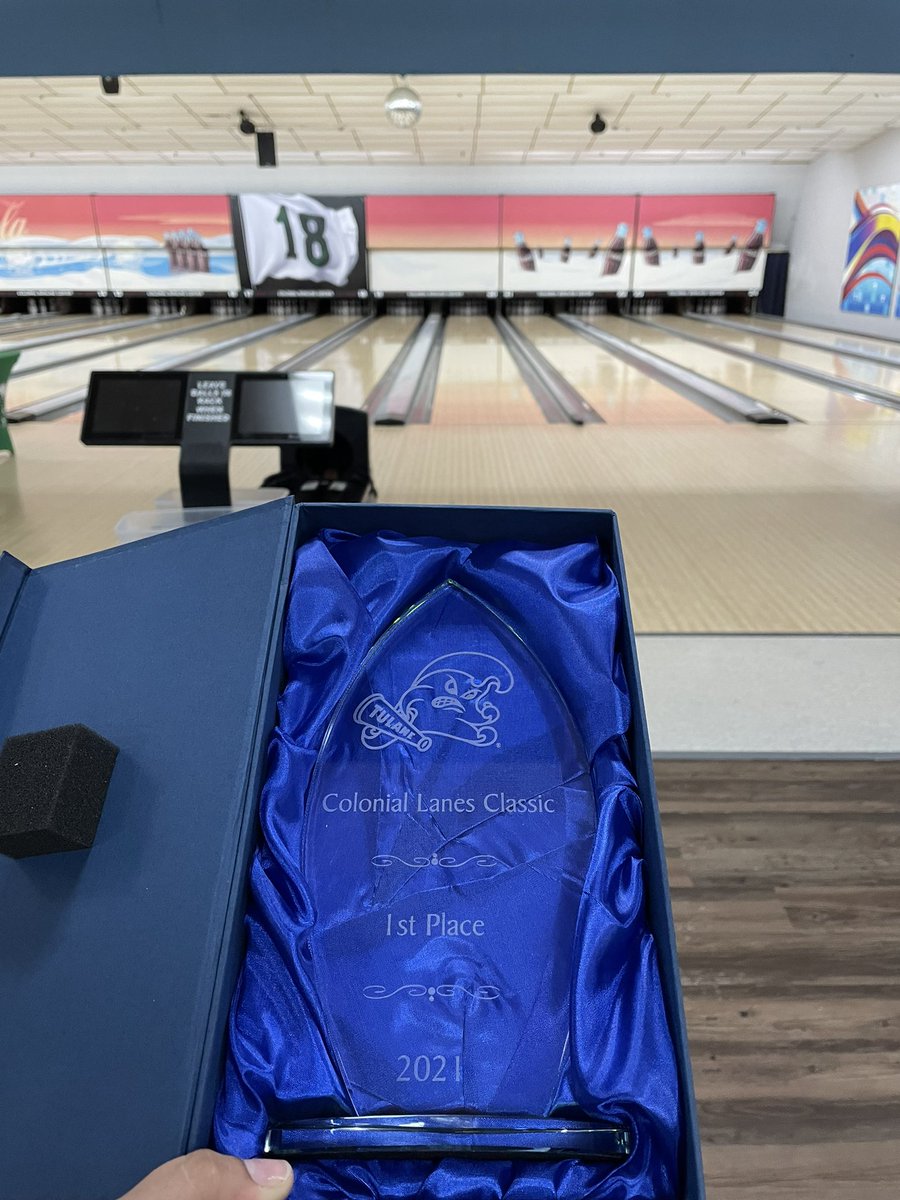NCATBowling's tweet photo. Your Lady Aggies take the WIN at the Colonial Classic Tournament held in New Orleans!🏆 #aggiepride https://t.co/9D8AwUJwU4