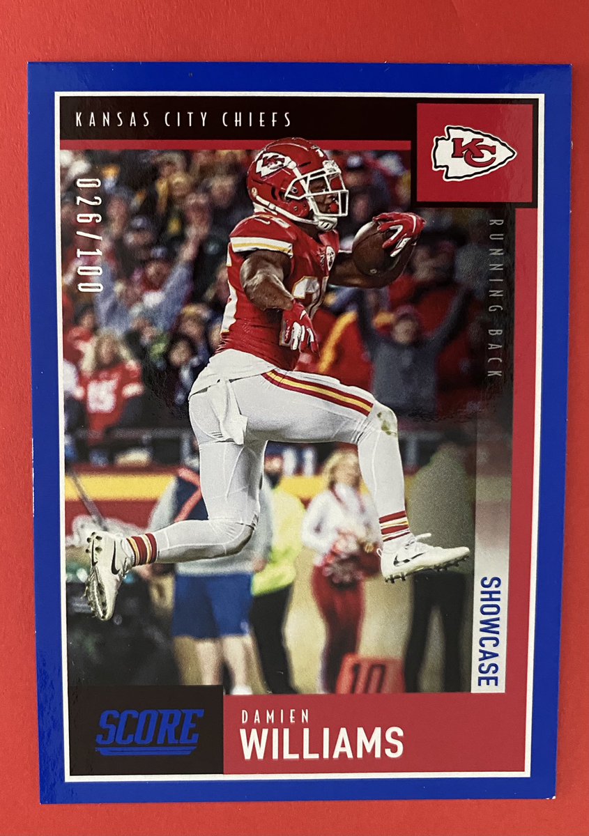 chiefscardspain's tweet photo. Damien Williams - Score 2020 Showcase 16/100 Jersey Number
@TooLoose26 @Chiefs @Chiefs_Esp @chiefscardspain @Vation97 @asocards @PaniniAmerica @NFL https://t.co/nItRa6TkDQ