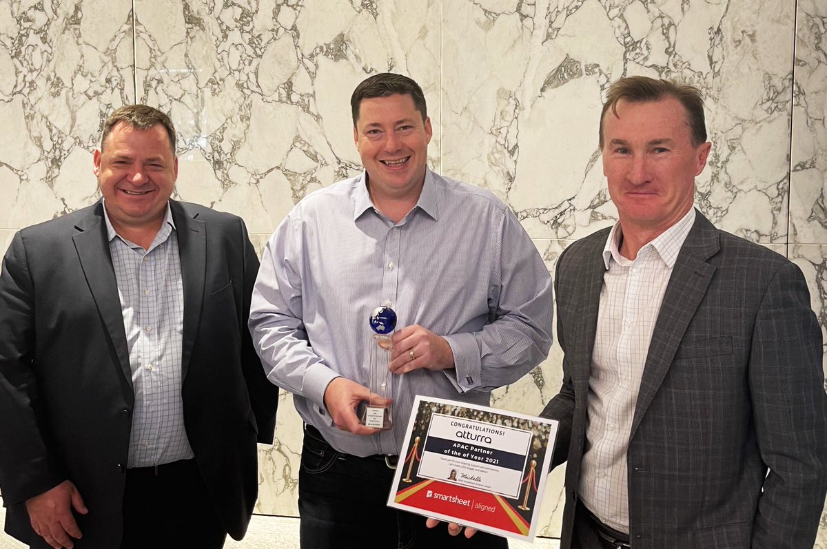 Thrilled to have won the <a href="/Smartsheet/">Smartsheet</a> APAC Partner of the Year award for 2021. This further cements our position as the #1 Platinum Partner with services delivery and training capabilities for the award-winning collaboration platform.
atturra.com/au-en/press-ro…

#Award #APAC