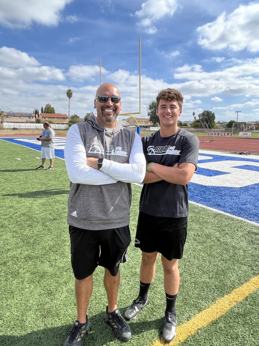 _keanryan's tweet photo. Shout out @TheChrisRubio &amp; @damon_james24 for the work today! Took away some great things to utilize the rest of the season. https://t.co/Uu9k9EVmhv