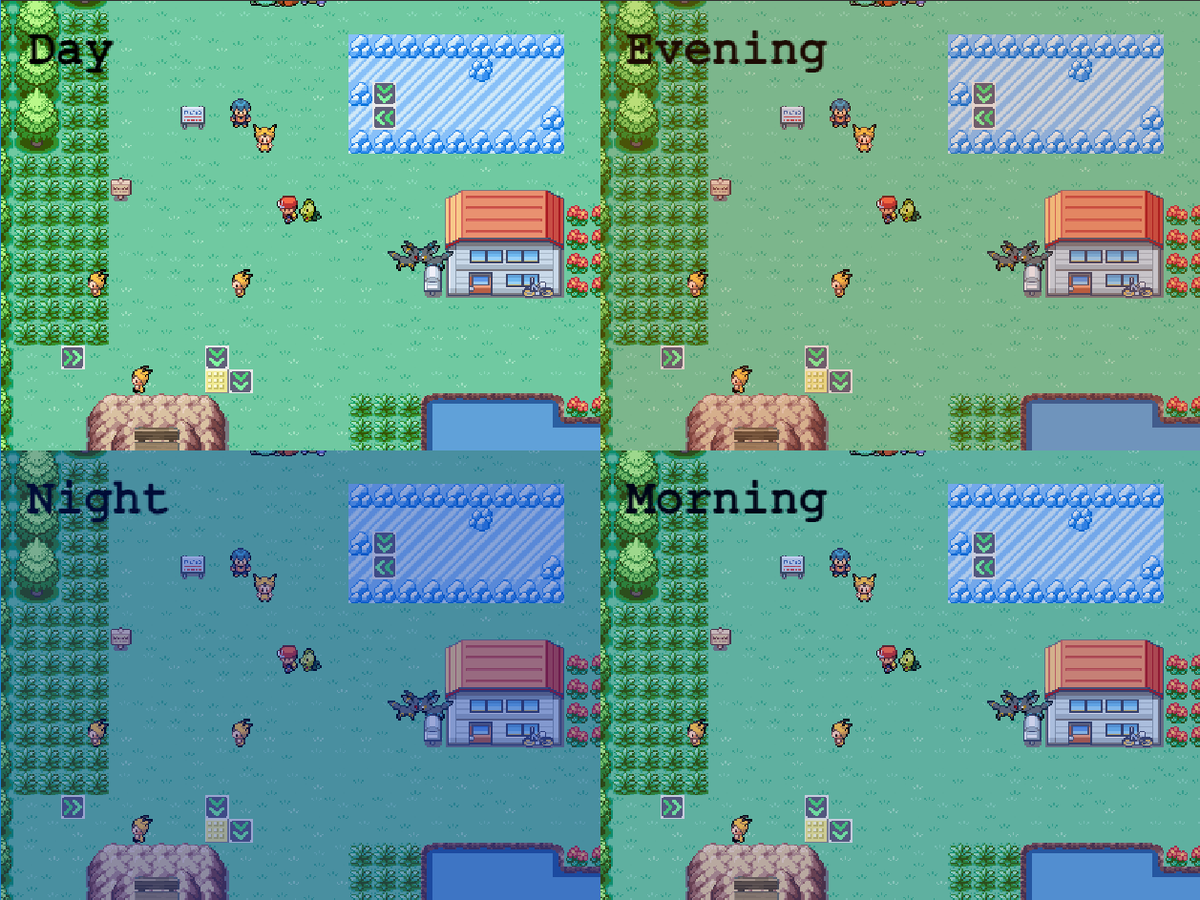 xlink_tv's tweet photo. also that 4 screen pic i was posted? that was coming out of photoshop, this one is coming out of ingame :D
decided to turn it into an ingame debug screen to see the differences easier
#spriteworld https://t.co/Rz25FmcVx4