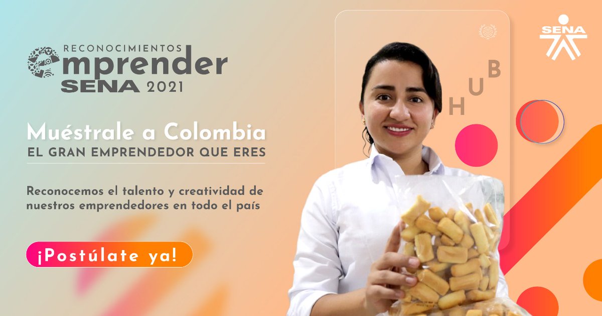 📢 #EmprendedoresSENA: ustedes son los protagonistas que construyen país y por eso queremos que hagan parte de la 3ra edición de los ‘Reconocimientos Emprender SENA’
📆 Conoce los detalles y postúlate hasta el 1 de noviembre
🔗 bit.ly/3aX0RfM