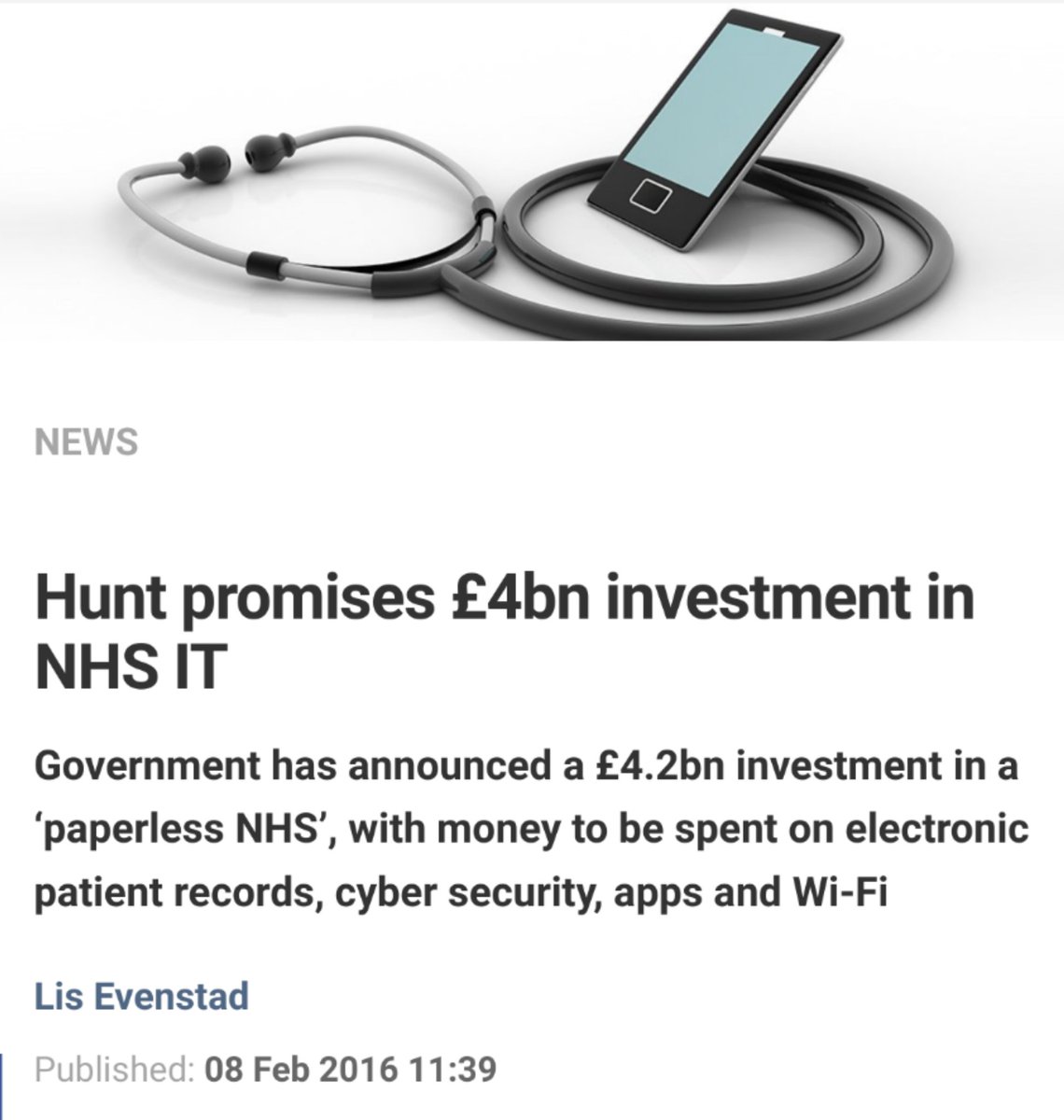 EinsteinsAttic's tweet photo. ...and #Paperless2020 (originally 'Paperless 2018', along with the 'Bonfire of the Faxes') was promised £4.2 billion investment, announced in February 2016:
https://t.co/pXgp6E7ZIY https://t.co/XRXzlG6JA6