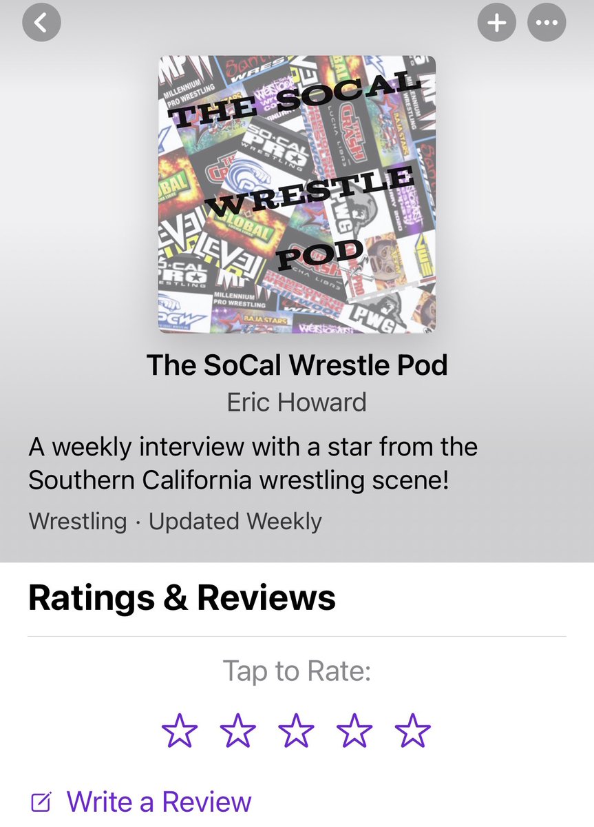 SoCalWrestlePod's tweet photo. Now available on @ApplePodcasts! https://t.co/QgMkP3KyZz