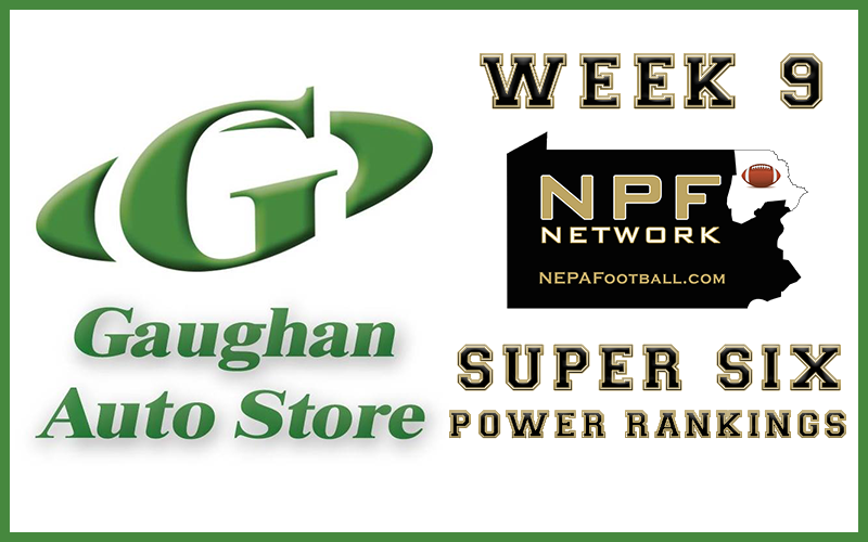 NEPAFootball's tweet photo. Week 9 NPF Super Six Power Rankings powered by Gaughan Auto Store. Rankings pretty much the same with the exception of a swap of spots in Small School. https://t.co/gEFoSEtFQ2 https://t.co/rBN5hyOVn1