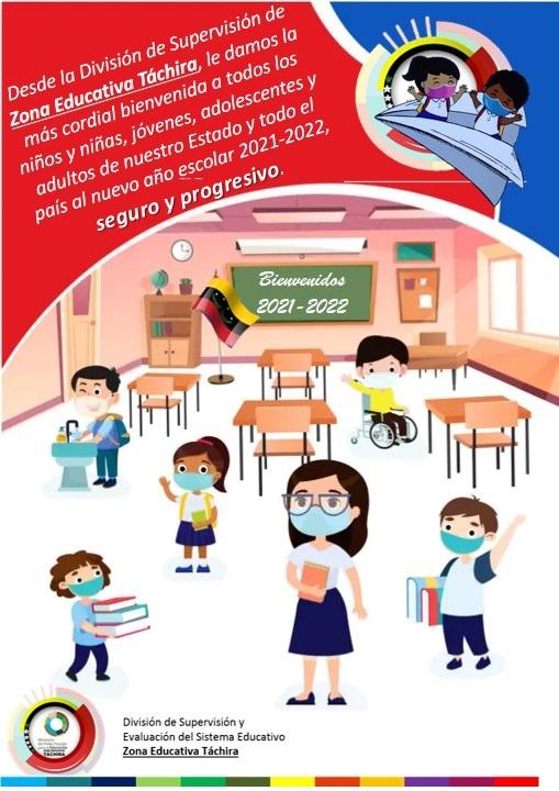 Desde la División de Supervisión de @ZonaEducTachira le damos la más cordial bienvenida a todos los niños, niñas, jóvenes, adolescentes  y adultos de nuestro Estado y todo el país  al nuevo año escolar 2021-2022 seguro y progresivo. @MPPEDUCACION <a href="/yelitzePSUV_/">Yelitze Santaella</a> <a href="/charlychaves/">Charly Rojas Chaves</a>