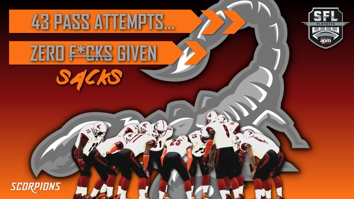 It was a WHOLE team win this weekend. A special shoutout to <a href="/DeCueBall/">E. J. DeCue</a> &amp; <a href="/BIGGDOGG_44/">Sean moore AKA BiggDoggy Dogg</a> for keeping the O-Line locked down so that <a href="/AjTravon2222/">Ashley Jackson</a> &amp; <a href="/DJMosesII1/">DJ Moses II</a> and the rest of the offense could do their thing. <a href="/simulationfl/">Simulation Football League</a>