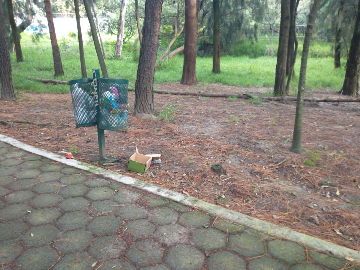 solcolin's tweet photo. Por favor @AlcaldiaAO @lialimon , urge mantenimiento al Parque Axomiatla: basura desbordada, pasto altísimo, fuente con agua sucia, camino peatonal lleno de hojas, árboles caídos, luminarias en mal estado…. https://t.co/qwDBKEIMxi