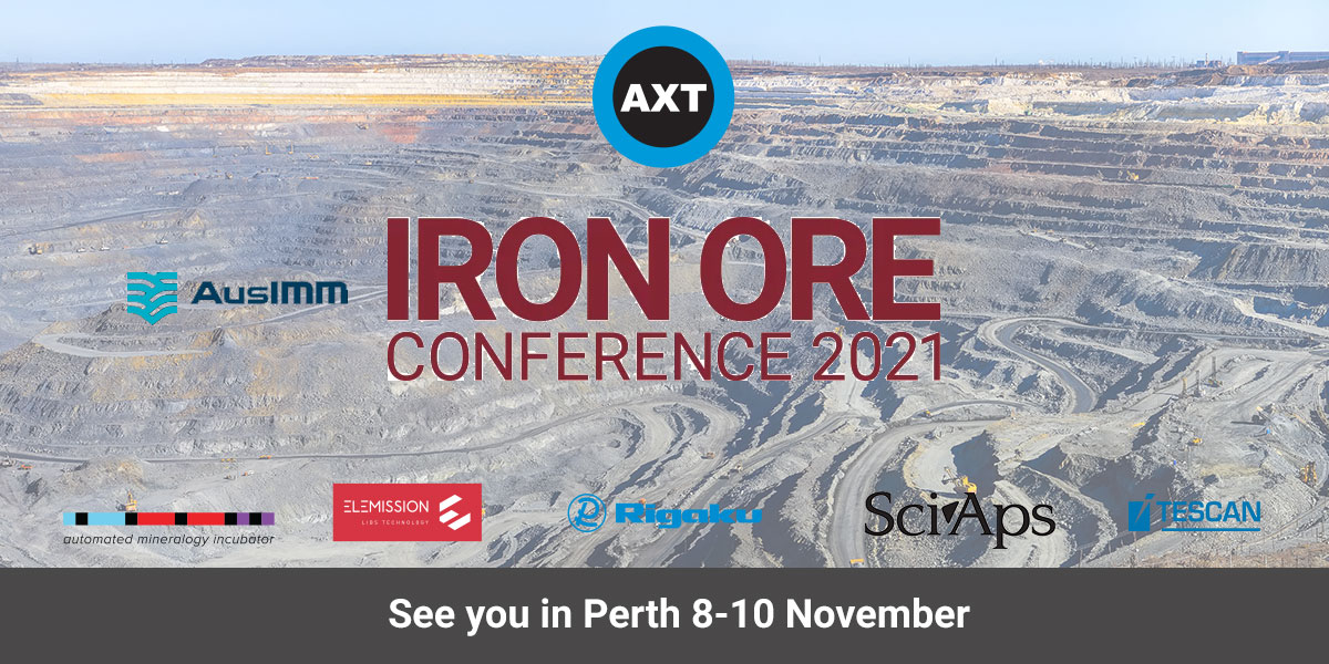 AXT_Australia's tweet photo. Looking forward to another face to face event at @TheAusIMM #Ironore conference.  Come visit our stand to see how our analytical solutions can benefit your operation.

Learn more at  https://t.co/DnM3JzPQsR

@Rigaku @TESCAN_micro @elemission @SciAps_Inc @automineralogy #mining https://t.co/JrRwa8yfJp