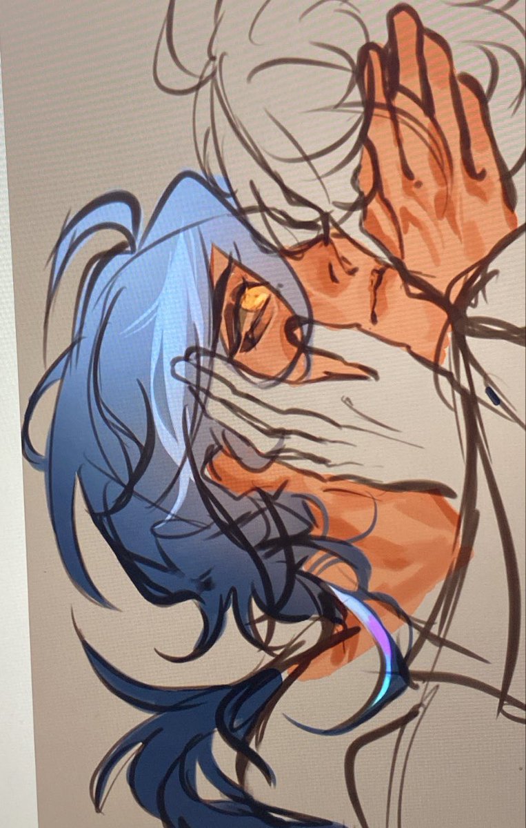 Just_saltt's tweet photo. chaeya wip 
i forgot to turn in a test what now https://t.co/pnVYwnoaBP