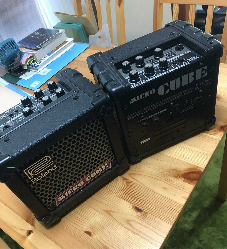 adachionken's tweet image. 東日本大地震の時に買った電池駆動できるギターアンプ！あの時は、電力も止まり廃業も覚悟しましたね😅

#microcube #ギターアンプ #アダチ音研 #ギターの東大 #ギターレッスン #井土ヶ谷 #保土ヶ谷