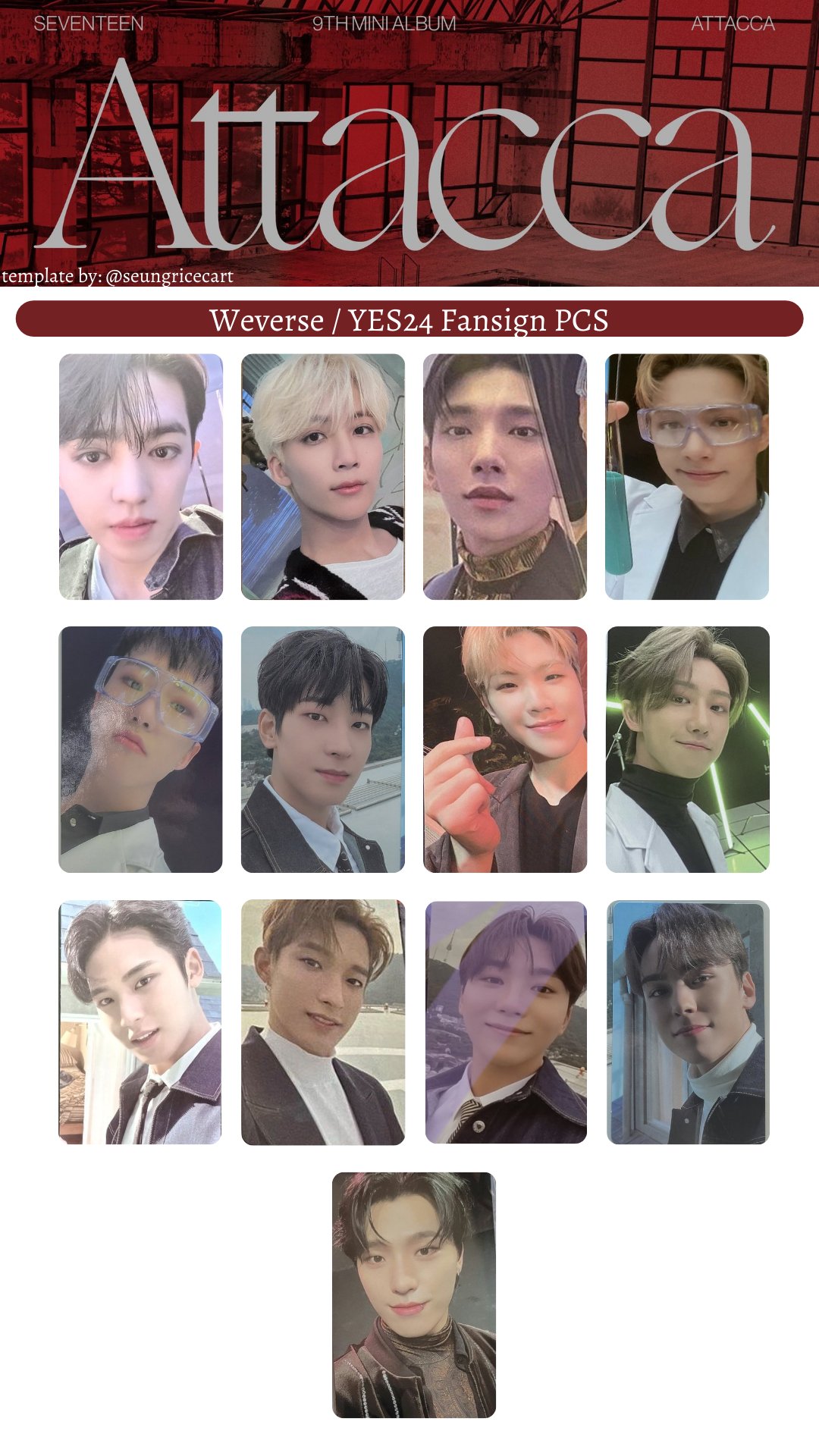 SEVENTEEN attacca weverse 特典 ディノ トレカ CD