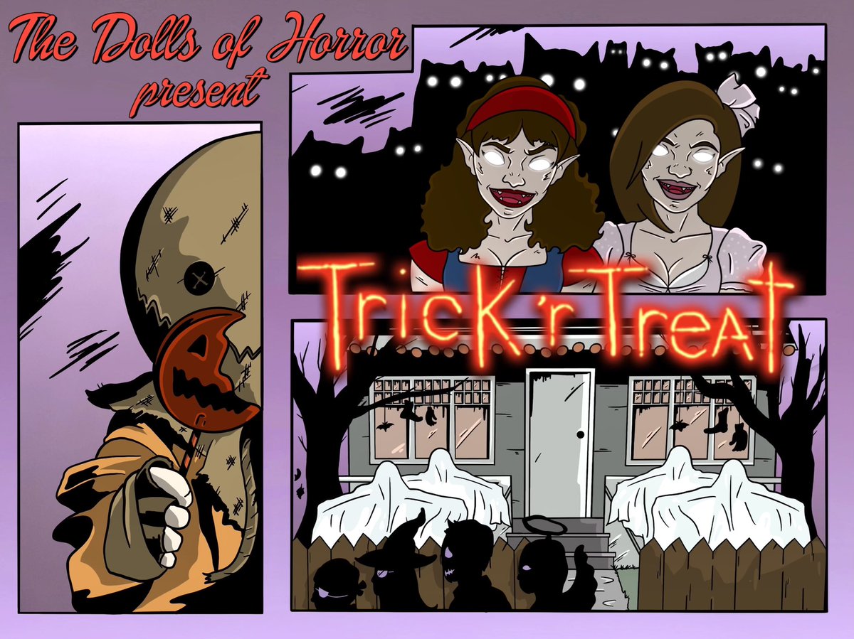 For installment #4 of the 2021 spooky season The Dolls cover the 2007 anthology Trick ‘r Treat with that lovable pumpkin ghoul Sam. thedollsofhorror.com Producer: Jesse Randall Logo & Art by: Clark Felix #happyhalloween #trickrtreat #trickrtreatsam #spookyseason