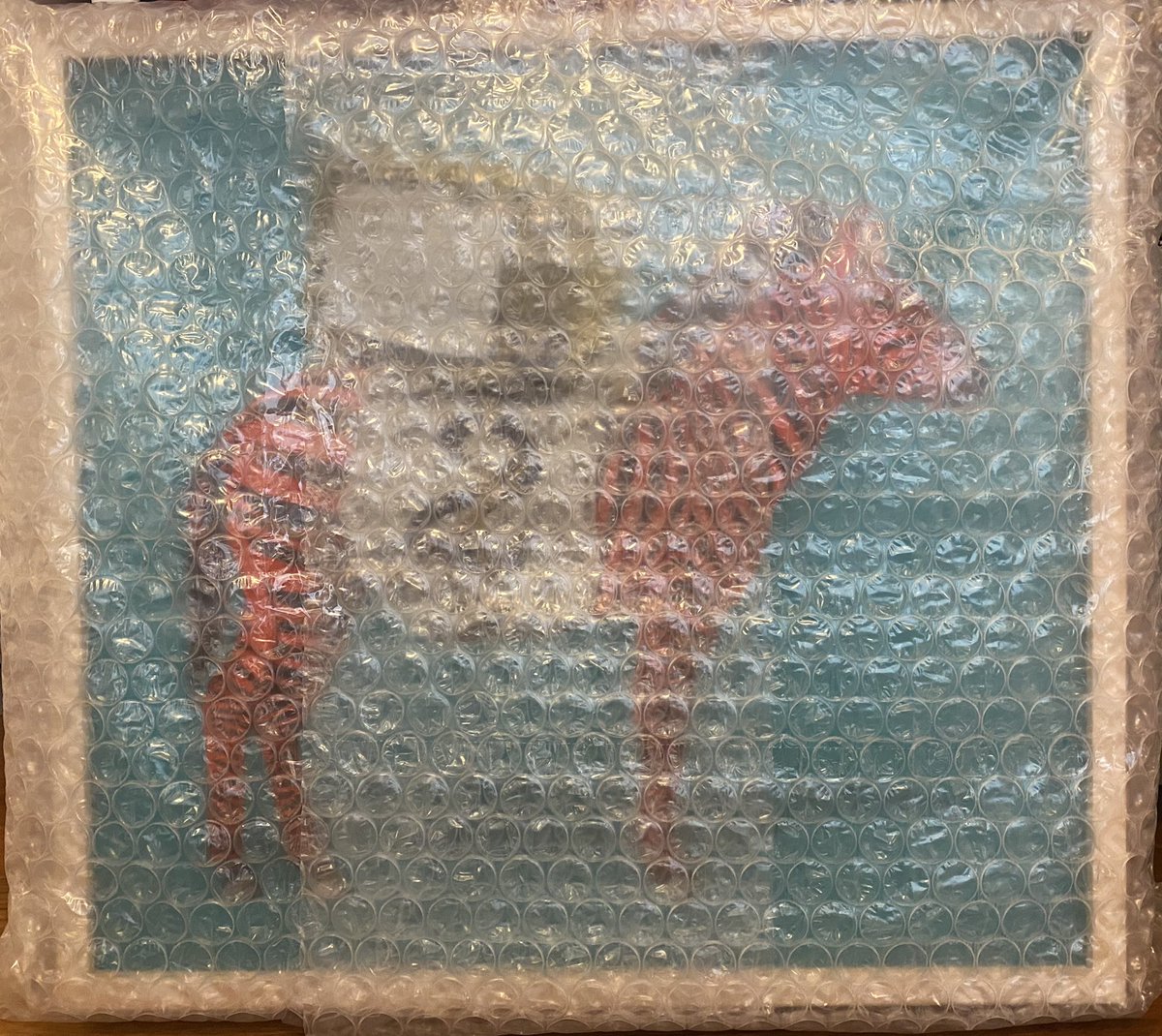 martooooooon's tweet photo. Maybe NFTs will solve the bubble wrapped art problem for me. You have to go in the closet with the others for now but I promise I’ll put you up. #nftart https://t.co/sO6KF2TK6V