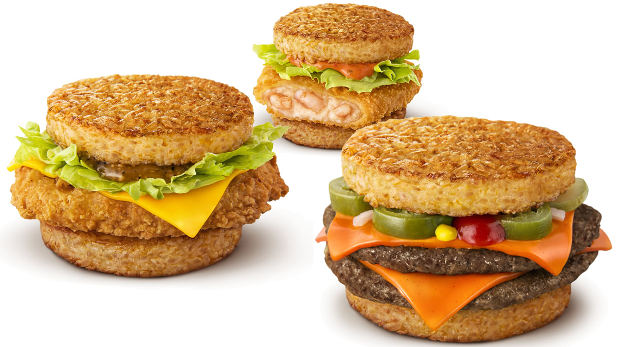 イベントチェッカー製作委員会 10 27 水 マクドナルドに ごはん辛ダブチ 登場 あの 辛ダブチ がごはんバーガーに ごはんチキン にんにく黒胡椒 ごはん海老 旨辛仕立て も販売中 17時以降の 夜マック 限定 T Co D4if8tyzmi T Co