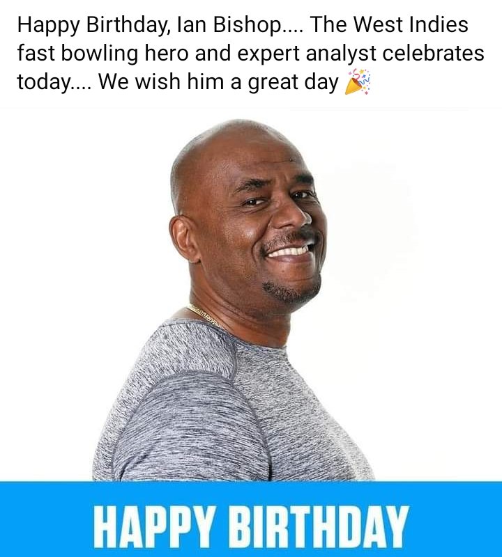 HAPPY BIRTHDAY IAN BISHOP 