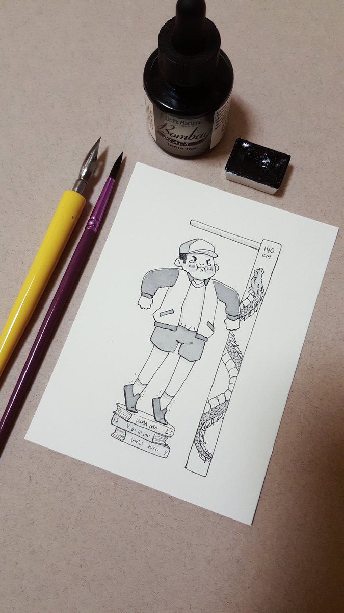 MarinaZapart's tweet photo. Day 24. 🐲🎢
#mosstober2021 #Inktober https://t.co/g7rOaIF7QX