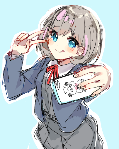 唐可可 「自分絵クゥクゥ 」|くまのりのイラスト