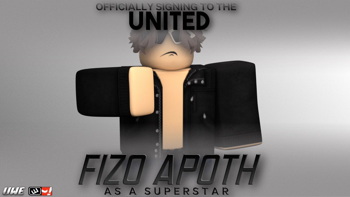 uwe_roblox's tweet photo. #SigningToTheUNITED

It’s all Official. UWE Season 3 kicks off with all new signings as we start off with a new journey.
Featuring Superstars such as;

@TayeSempai 
@FizoApoth
@DeceitfulAidan 
@TMasafa
And, @OnlyyxE 

All being included in the Wave 1 of signings. https://t.co/Bdv5fpIGLf