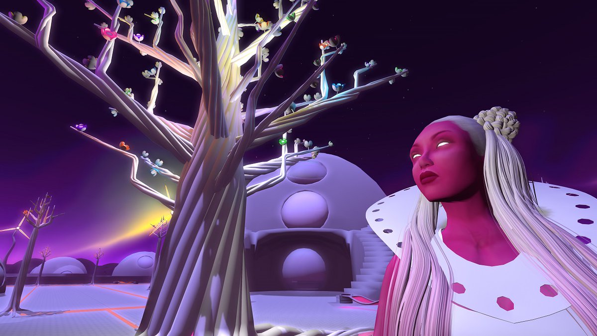 GrayAreaorg's tweet photo. @Skawennati @Skawennati sharing #AbTeC, the virtual Indigenous community she founded within Second Life in 2005, and the enduring importance of online worlds in 2021. https://t.co/mJ5YEQ36Nn