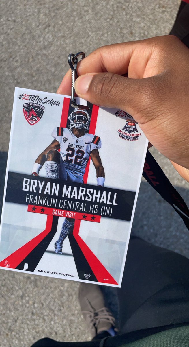 Bryan_13_2022's tweet photo. Thanks @BallStateFB @BSUCoachNeu  for having me yesterday on a game day visit! Loved everything about Muncie! https://t.co/LkPgzhbhpE