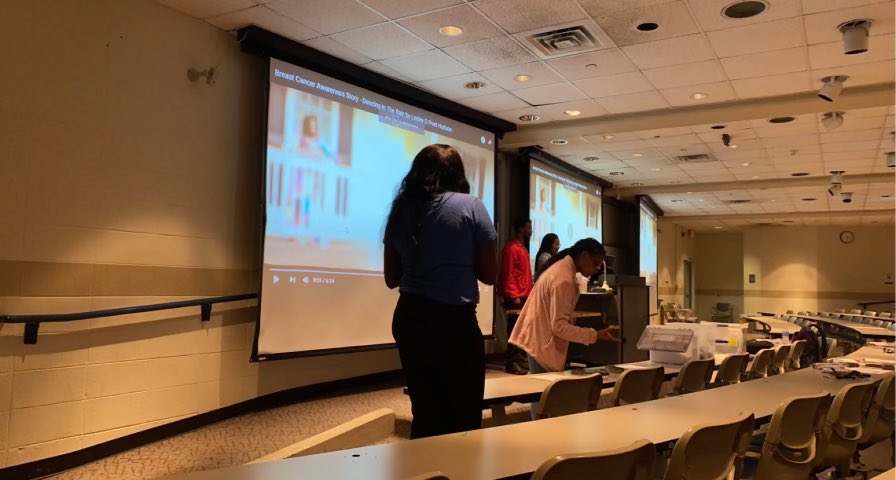 AZ_Dphi's tweet photo. This Past Wednesday AZ &amp; @isuzetas_1920 Hosted a Breast Cancer Awareness Seminar 🎀 Here Is Some Pictures On The Turn Out 💖♥️ We Also Want Thank Everyone For Coming Out ♥️💙 https://t.co/gyX3Xpfy3S