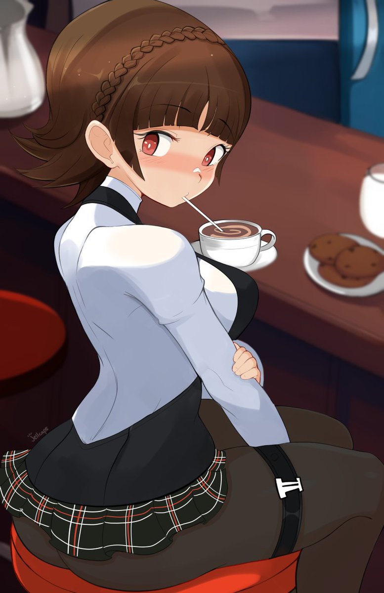 Makoto Niijima ☕ ️☕. Jellcaps (@Jellcaps) on Twitter photo 2021-10-24 23:44...