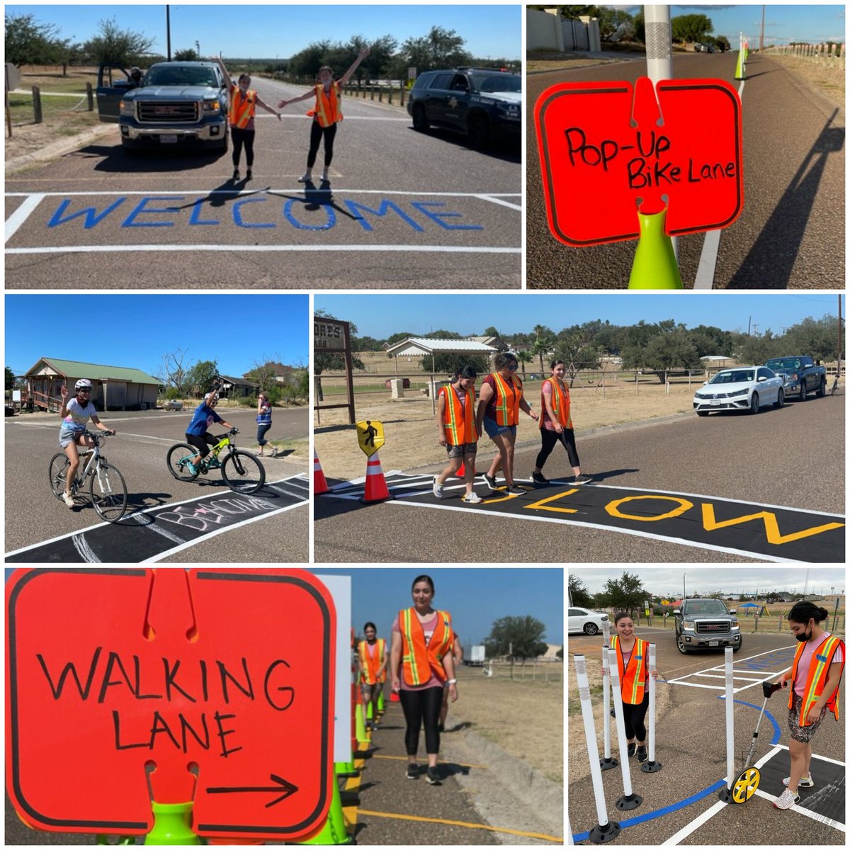 Such a great weekend working with the <a href="/zapata_agrilife/">Zapata County - Texas A&M AgriLife Extension</a> Youth on their <a href="/WOWenvironments/">Working on Wellness - Environments</a> Pop Up Demonstration enhancing walkabilty, biking, and safety in and  around the park. #CommunityChallenge #ActivePeople #YouthVoice