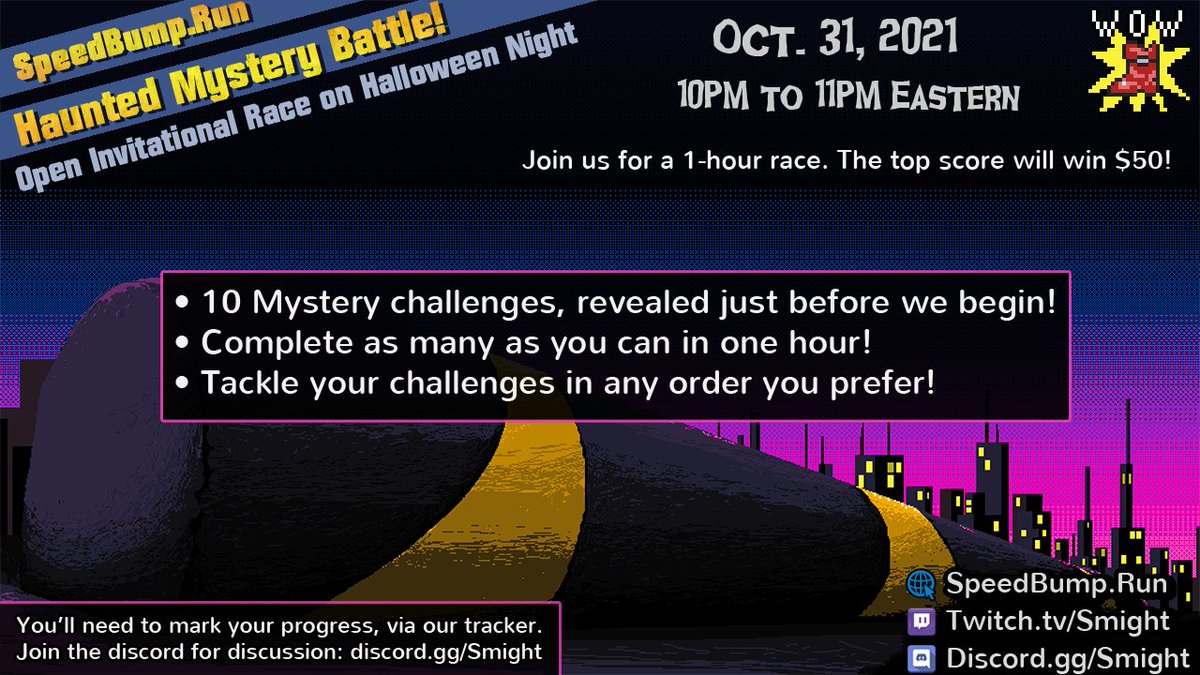 Speed Bump: Monthly speedrunning Competitions tweet media