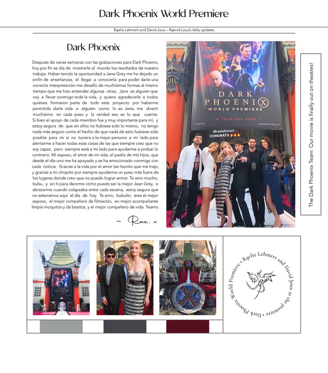 davidsfanacc's tweet photo. ㅤ 
                ✧ — 𝑡𝑎𝑔. #DarkPhoenixRP
                                        𝖱𝖺𝖾𝗅𝗂𝖾 𝖫𝖾𝗁𝗆𝖾𝗋𝗍

               Hoy  es  la   premiere   de  mi
               nuevo proyecto y  estoy muy
               emocionada   por   presentar 
               a Jane Grey. https://t.co/bVfqNoPXFu