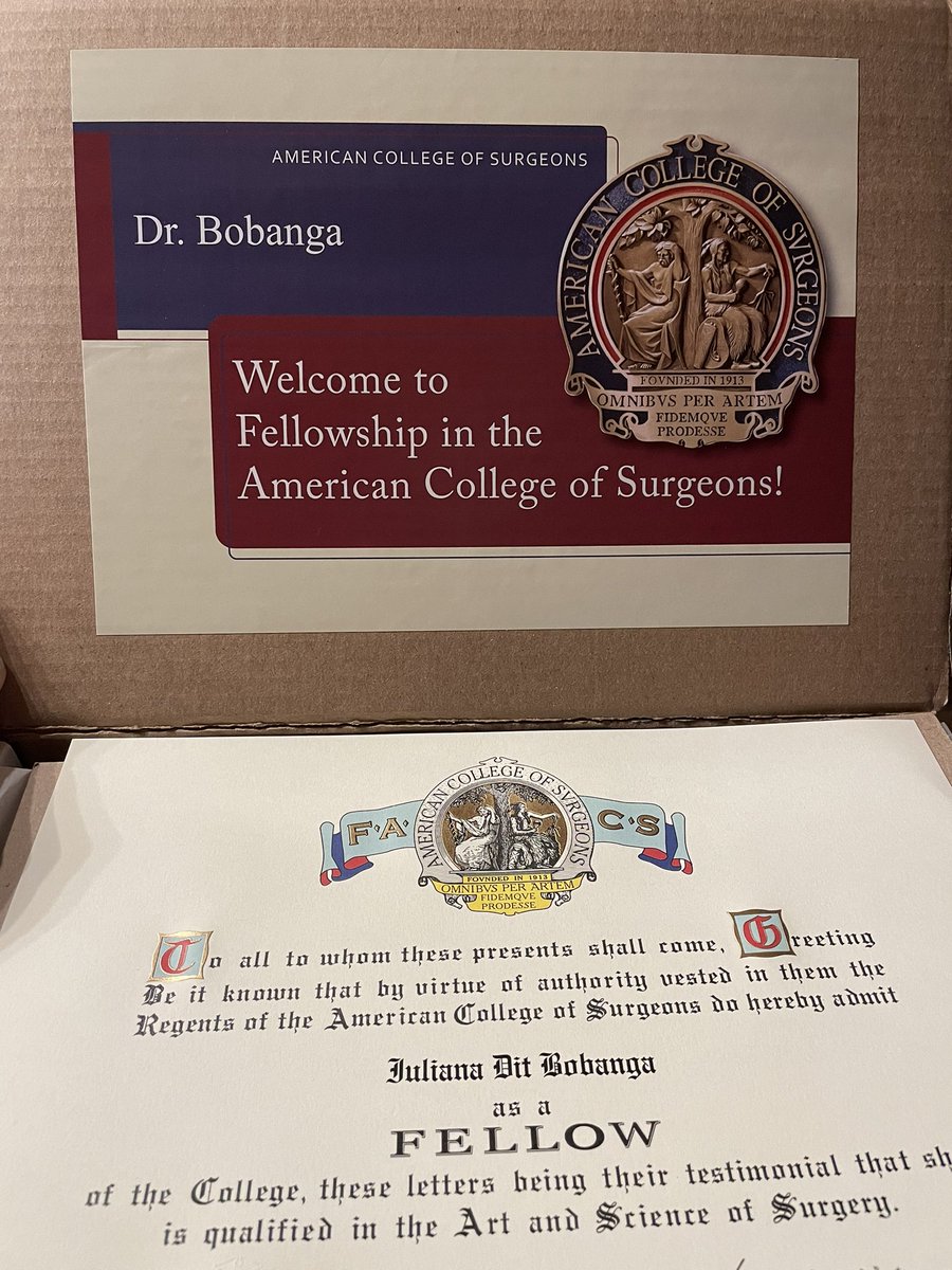 Proud to join the ranks of amazing surgeons by (virtually) becoming #FACS tonight along with <a href="/machado_nikita/">Nikita Machado</a> <a href="/LukeRothermel/">Luke D. Rothermel</a> <a href="/JakePetroskyMD/">Jake Petrosky, MD</a> <a href="/ladha_prerna/">Prerna Ladha</a>. Congratulations also to new #ACS president <a href="/JFreischlag/">Julie Freischlag, MD</a> !#SurgeonsSowingHope #surgeonstrong