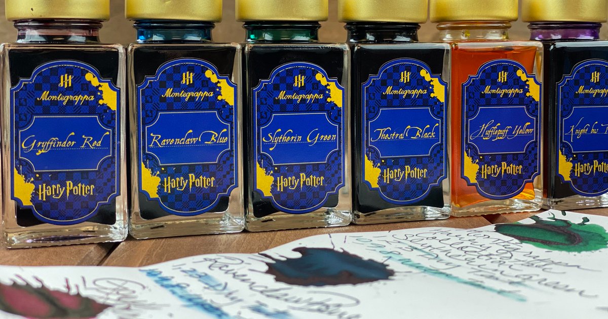 PenChalet's tweet photo. "Let us step out into the night and pursue that flighty temptress Adventure." -Albus Dumbledore. // featuring Montegrappa Harry Potter Ink Series:
https://t.co/fVV7DkSVLN #harrypotter #adventure #dumbledore #dumbledorequote #ink #harrypotterink #montegrappa #montegrappaink https://t.co/uEKU5cwtkA
