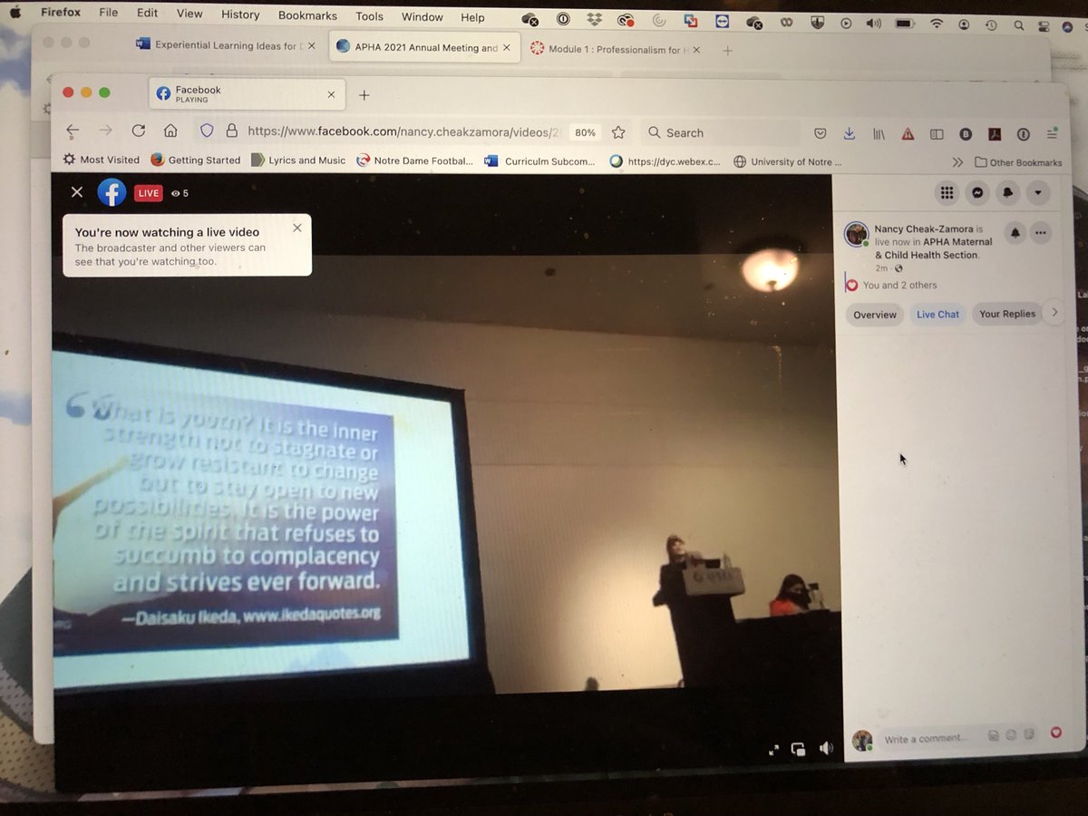 On FacebookLive now - MCH Town Hall: How Youth &amp; Young Adult Leadership Can Advance MCH in Your State and Community #apha2021
⁦<a href="/apha_mch/">APHA MCH Section</a>⁩