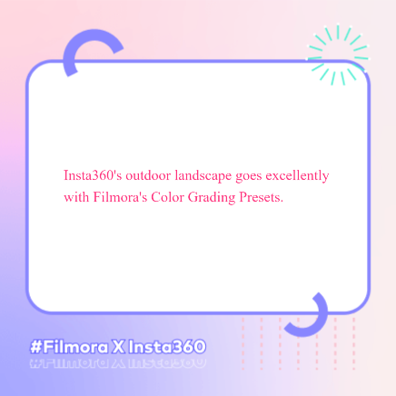 maruthmac's tweet photo. It will be amazing to have Filmora's filters/color grading presets in Instra360's because it will enable to match the color tones across the entire video. #FilmoraXInsta360 https://t.co/iBgWsPyBfh
