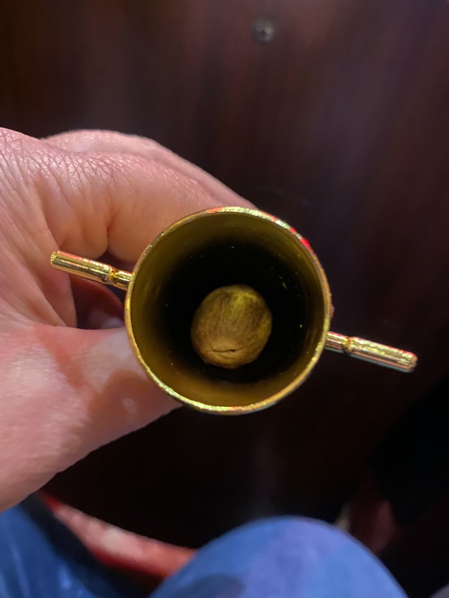 JesBrevoort's tweet photo. Just won 2nd place in @altonbrown ‘s Eat This!  #BeyondTheEats   A new lucky nutmeg holder! https://t.co/AgGaSRKrTh