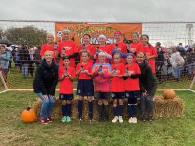 GfcImpact's tweet photo. Teams had a great time at the Haunted Classic this weekend.  A little wet but still all smiles!! https://t.co/aXPYUyJo9x