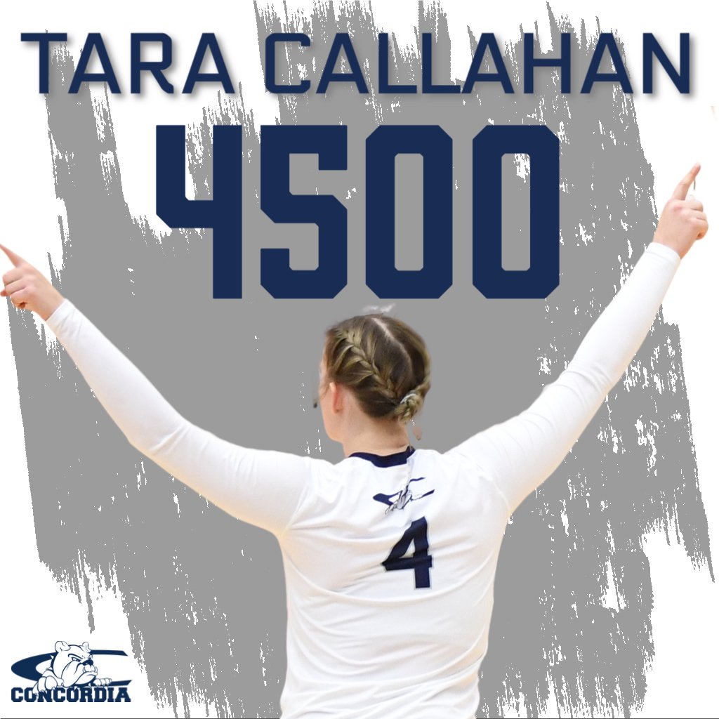 No player in <a href="/cunevolleyball/">Concordia Bulldogs Volleyball</a> history has piled up more assists during the era of rally scoring than <a href="/Callahan_17/">Tara Callahan</a>. The native of Brady, Neb., surpassed 4,500 career assists on Saturday.

🏐 CURRENT TOTAL  ➡️  4️⃣5️⃣2️⃣9️⃣
