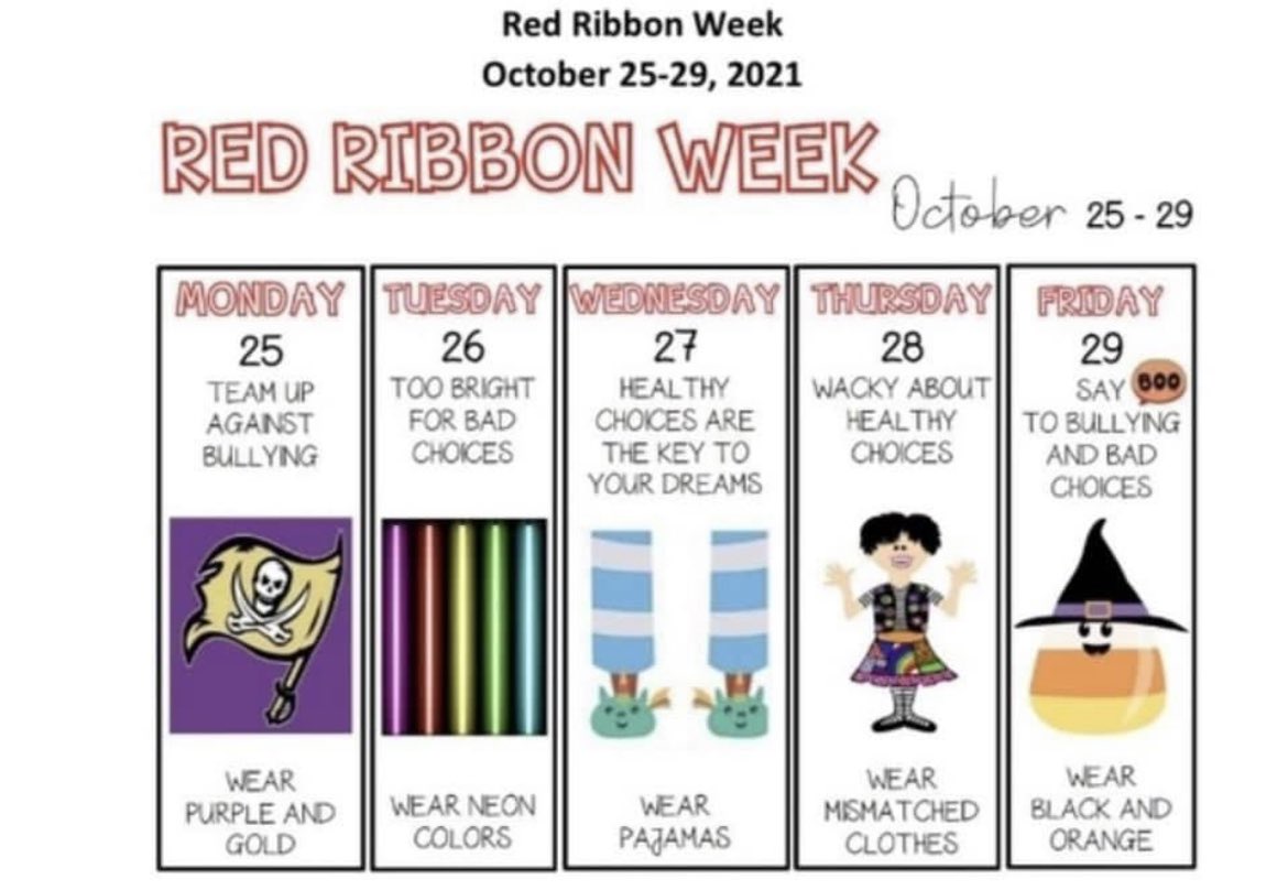CommackRoadPTA's tweet image. This week is Red Ribbon Week…Celebrating the power of making healthy choices!
