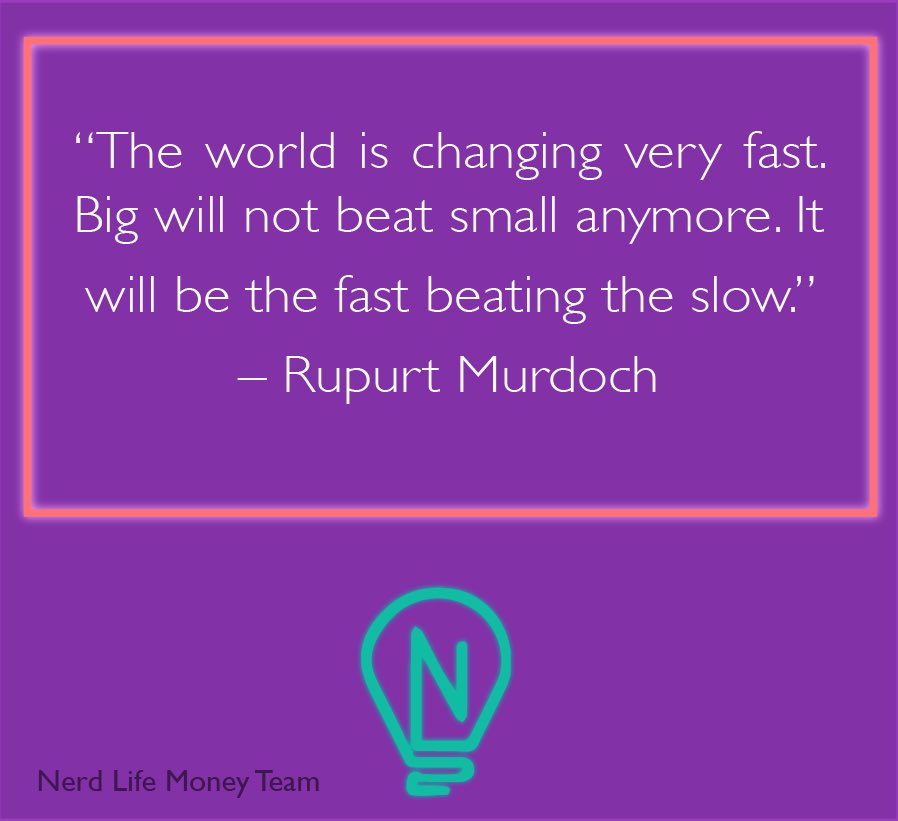 NerdLifeMoney's tweet photo. When the world moves fast, you have to move fast with it. Adopt the tempo of the environment you find yourself in. #quote #success #businesstips #Entrepreneurship #leaders #finanstwitter #startup #advice https://t.co/1aynAxxlhY