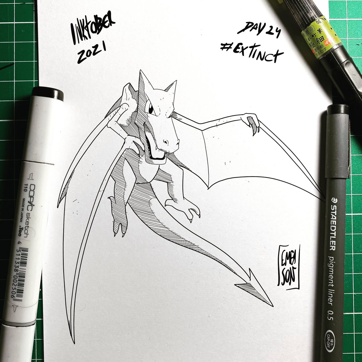 EmersonDCastro1's tweet photo. Day 24- extinct 
Inktober 2021

#desafiofasina #inktober #inktober2021 #inktober52 #inkart #nanquim #nankim #artist #inkartist  #leak https://t.co/s38VIkEOXo