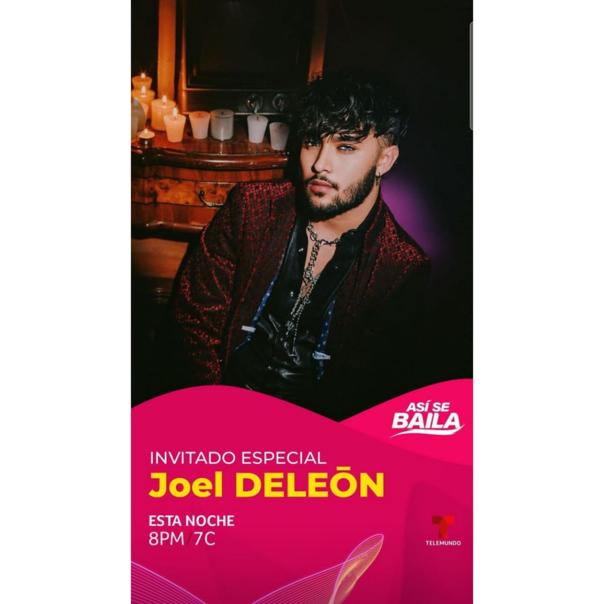 Esta noche por <a href="/telemundo/">Telemundo</a> en #AsíSeBaila a partir de las 8pm hr Colombia  

-
#JoelDeleon #LaCulpa #DistrictD #deleón #jdlcolombiaofc #jdl #colombia 
<a href="/JOELDELE0N/">Joel DELEŌN</a> <a href="/renatofrancis/">Renato</a>