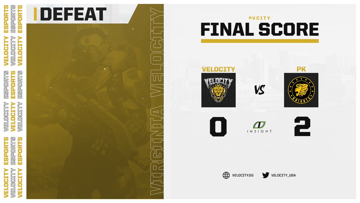 𝗩𝗶𝗿𝗴𝗶𝗻𝗶𝗮 𝗩𝗲𝗹𝗼𝗰𝗶𝘁𝘆 𝗣𝗹𝗮𝗰𝗲𝘀 𝟰𝘁𝗵 𝗶𝗻 𝘁𝗵𝗲 <a href="/EsportsArena/">Esports Arena</a> 𝗛𝗮𝗹𝗼 𝟱 𝟰𝘃𝟰 𝗦𝘂𝗻𝗱𝗮𝘆 $𝟭𝗞 𝗧𝗼𝘂𝗿𝗻𝗮𝗺𝗲𝗻𝘁!🏆

🦁: <a href="/Johaan_Mc/">SWAT Johan</a>, <a href="/zZarck_/">Salvador</a>, <a href="/GuardianFlys/">Guardian</a>, @Sepstars

🎤: @TheShyway &amp; <a href="/Wes_Clutch/">Wes Price</a>!

GGs to <a href="/KnightsGG/">KNIGHTS</a>!🚨

<a href="/InsightCoUSA/">Insight Apparel</a> // #LATAM // <a href="/HCS/">Halo Esports</a>